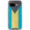 Bahamas Flag Distressed Google Pixel 9a Clear Case